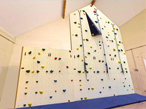 An artists impression of the new Climbing Wall